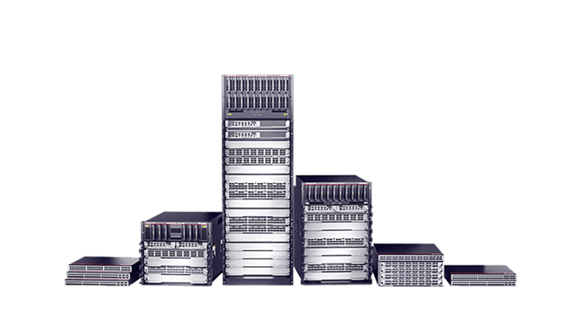 Enterprise network hardware including switches and routers